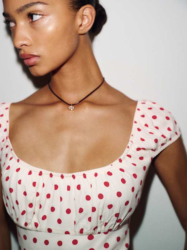 Lucy-Belle Dress - Ketchup Dot