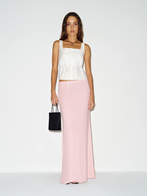 Jodie Knit Skirt - Cherry Blossom