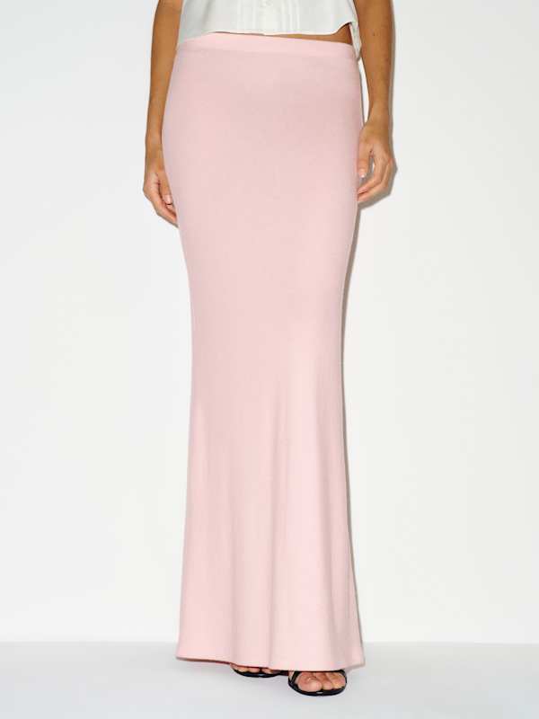 Jodie Knit Skirt - Cherry Blossom