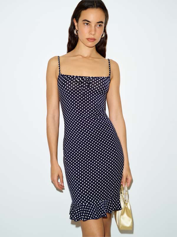 Georgina Knit Dress - Dream Dot