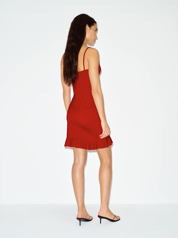 Georgina Knit Dress - Lipstick