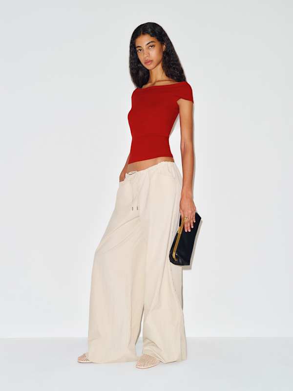 Florence Knit Top - Lipstick