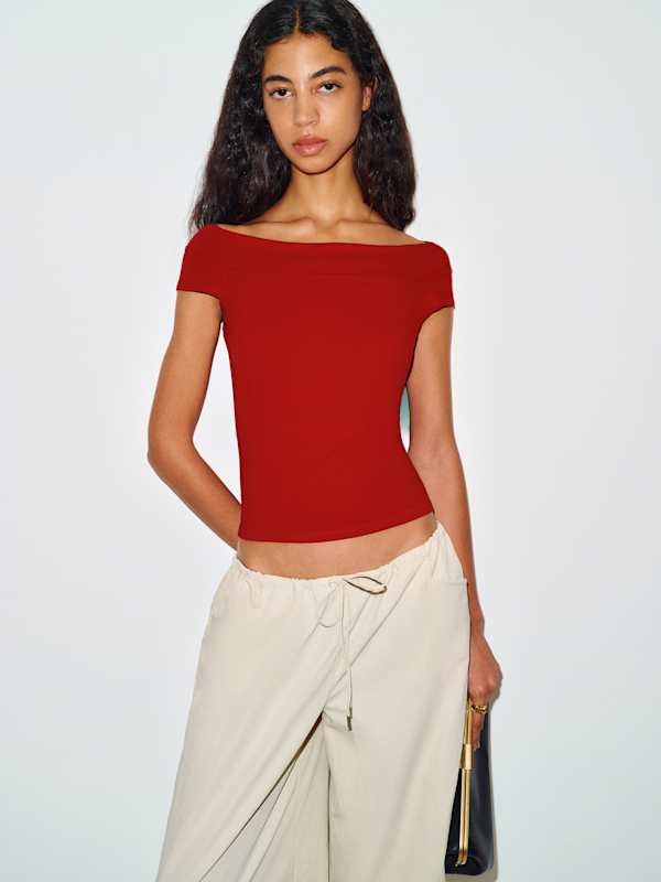 Florence Knit Top - Lipstick