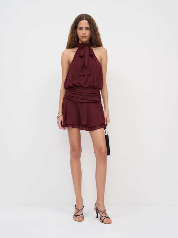 Petites Karla Dress - Blackberry