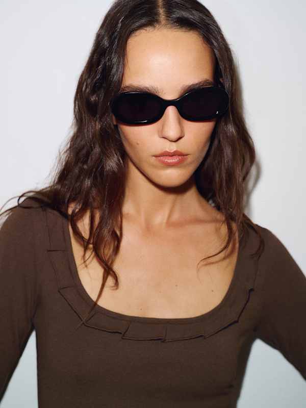 Laine Knit Top - Brown