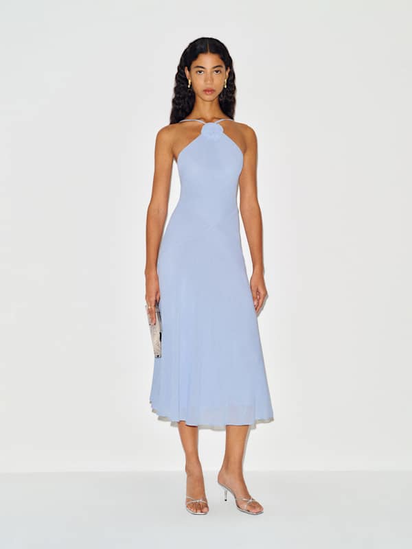 Deniz Dress - Ice Water
