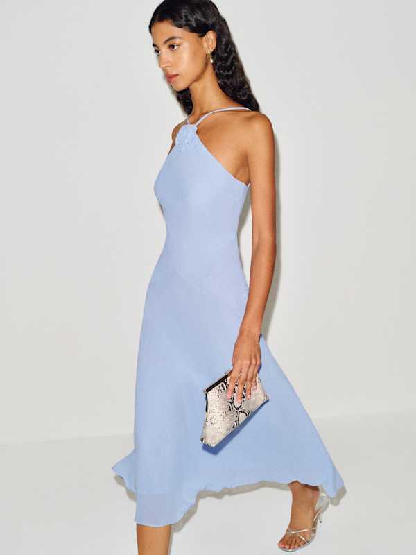 Deniz Dress - Ice Water