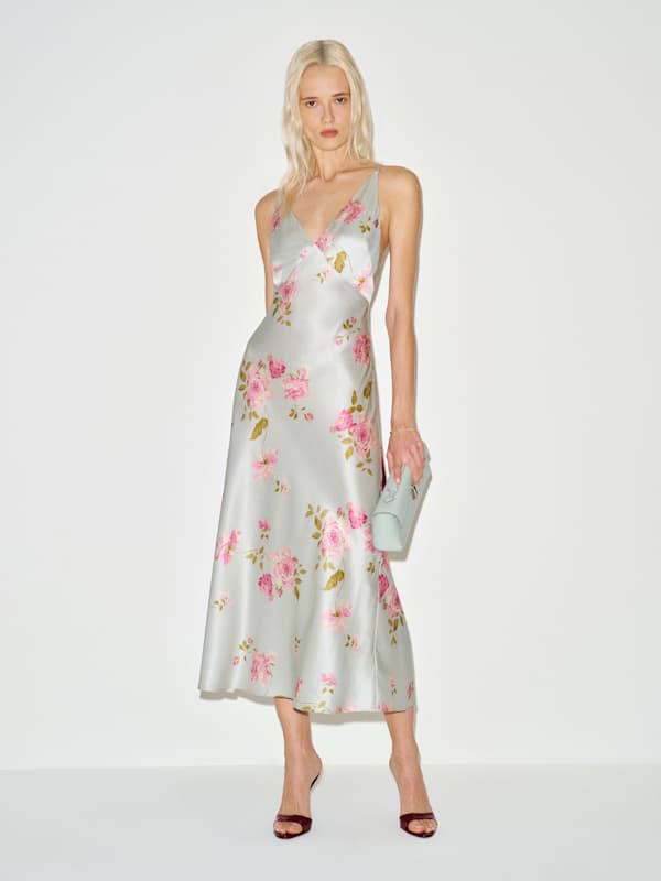 Anaya Silk Dress - Windswept