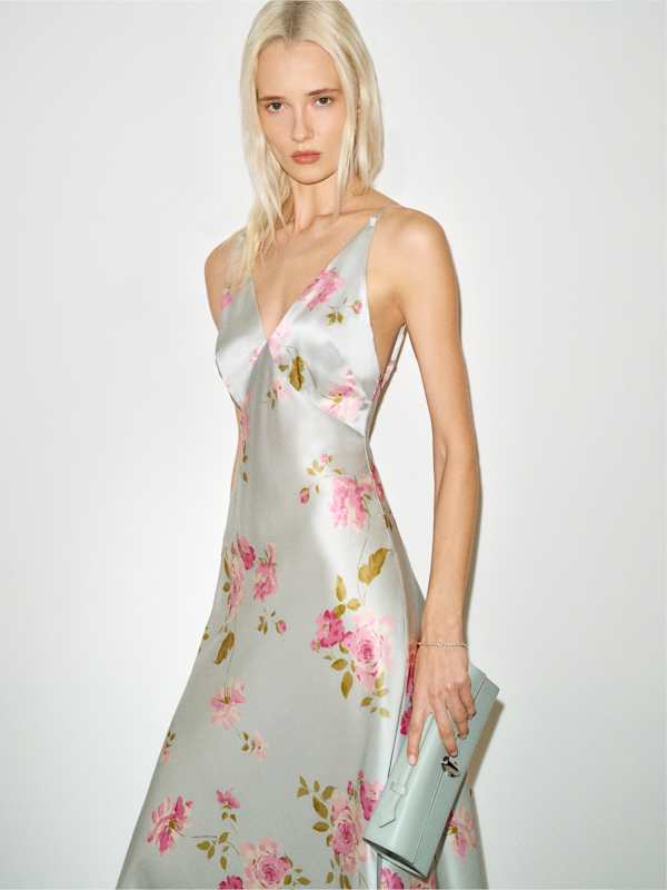 Anaya Silk Dress - Windswept