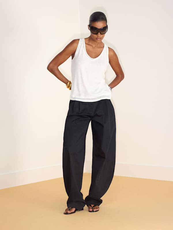 Pantalon barrel Oria - Noir