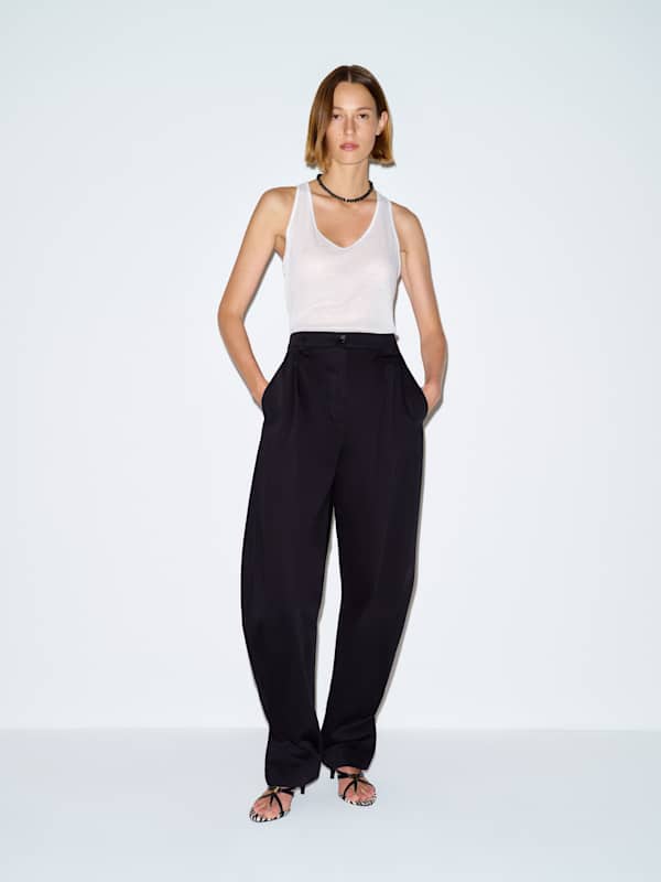 Pantalon barrel Oria - Noir