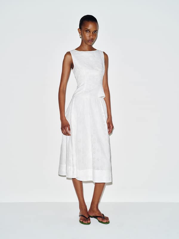 Moya Two Piece - White Eyelet
