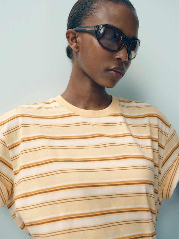 Rowan Oversized Tee - Pismo Stripe