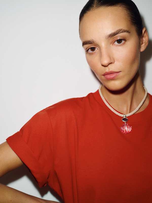 Rowan Oversized Tee - Sundried Tomato