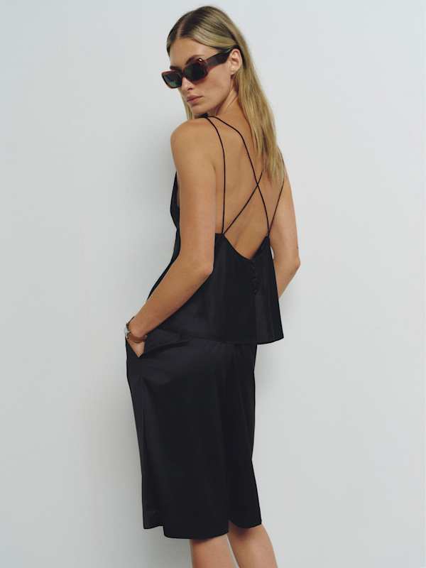 Jule Silk Top - Black