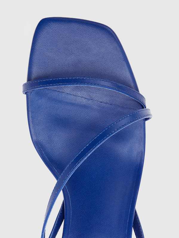 Shoshana Block Heel - Cobalt Leather