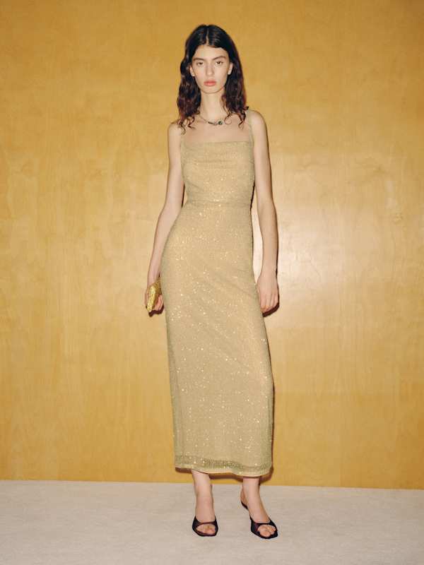Mineral Low Back Knit Dress - Mojito