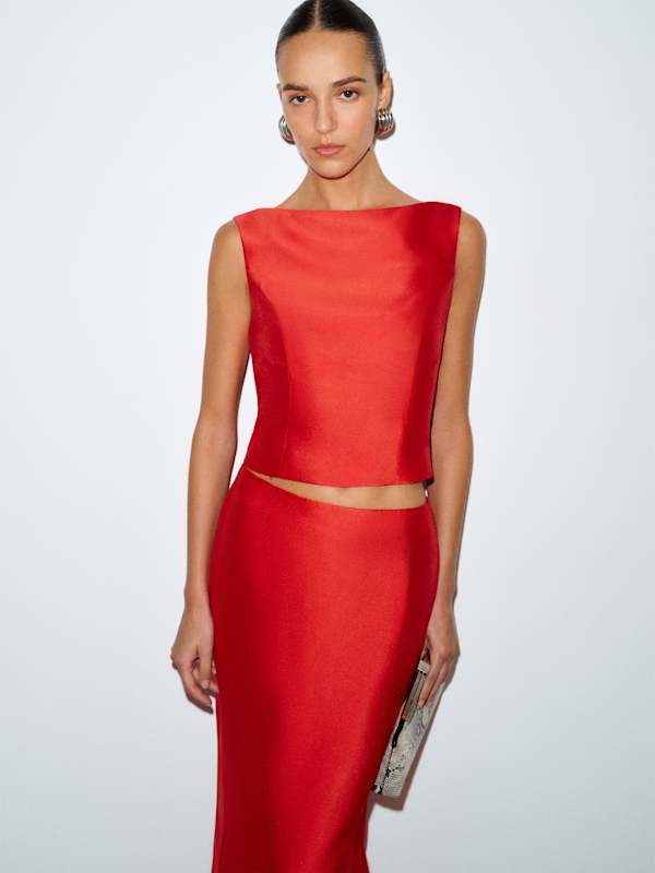 Melanie Two Piece - Red Poppy