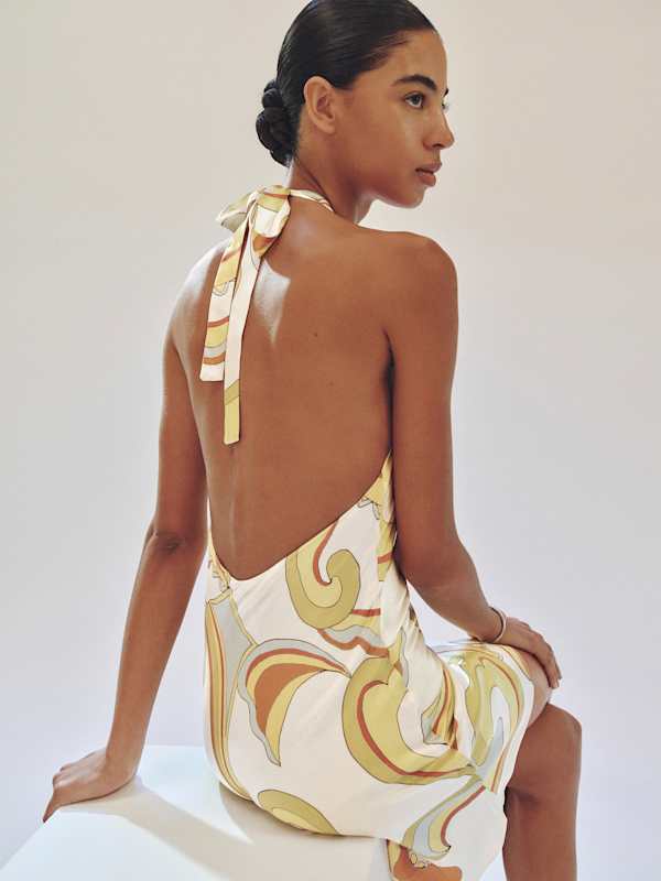 Opaline Silk Dress - Isola
