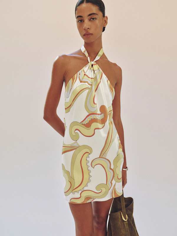 Opaline Silk Dress - Isola