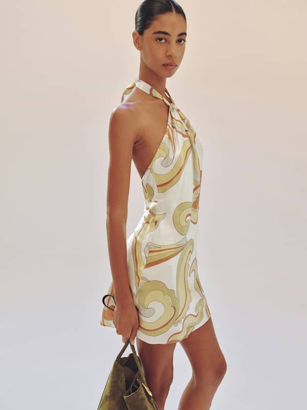 Opaline Silk Dress - Isola