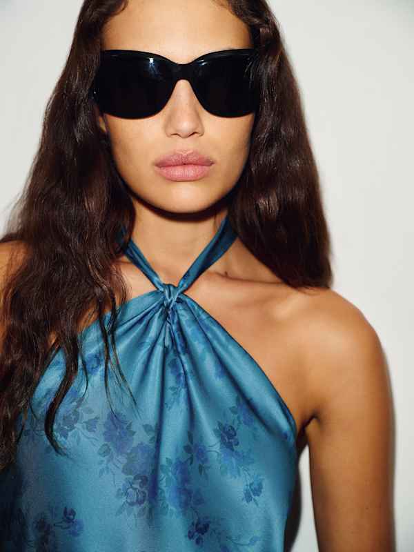 Opaline Silk Dress - Water Sign