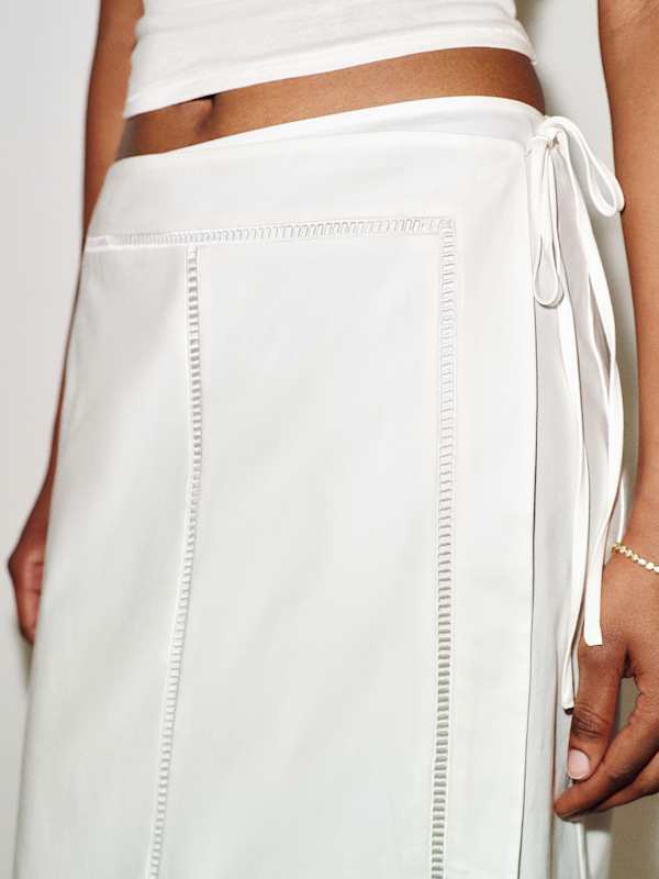 Adri Skirt - White Embroidery