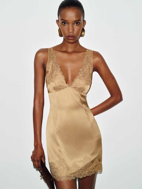 Cailen Silk Dress - Riesling