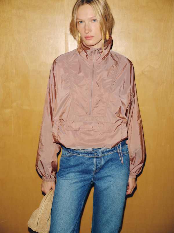 Current Track Jacket - Mauve