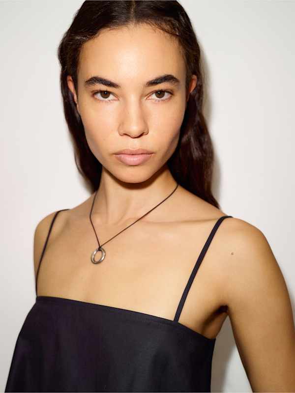 Zeno Poplin Top - Black