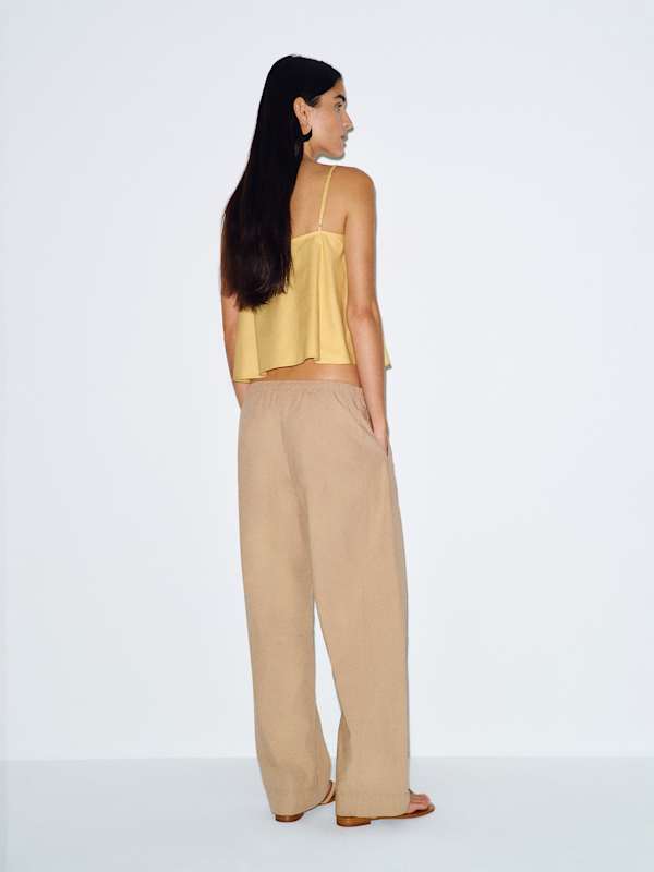 Zeno Poplin Top - Sunshine