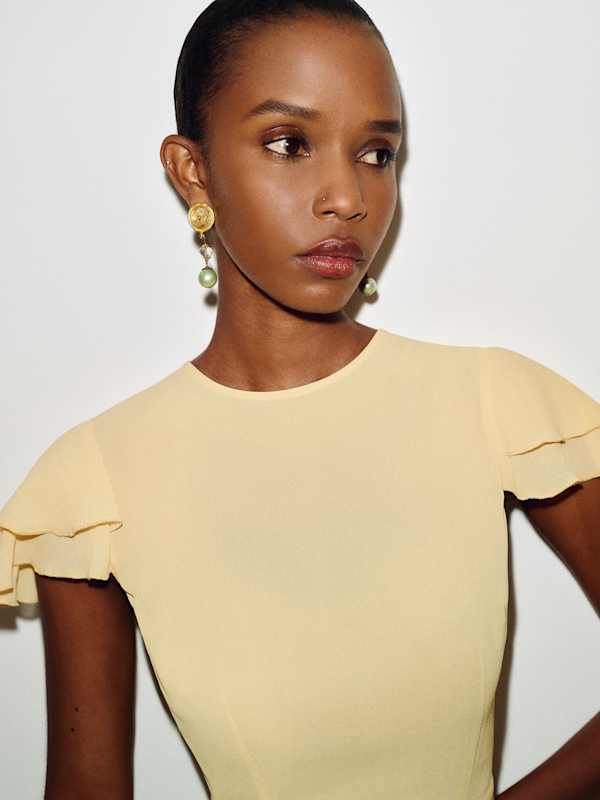 Camila Dress - Parmesan