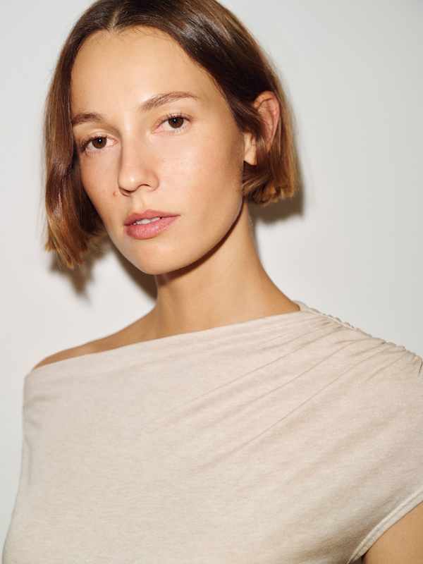 Nora Knit Top - Oatmeal