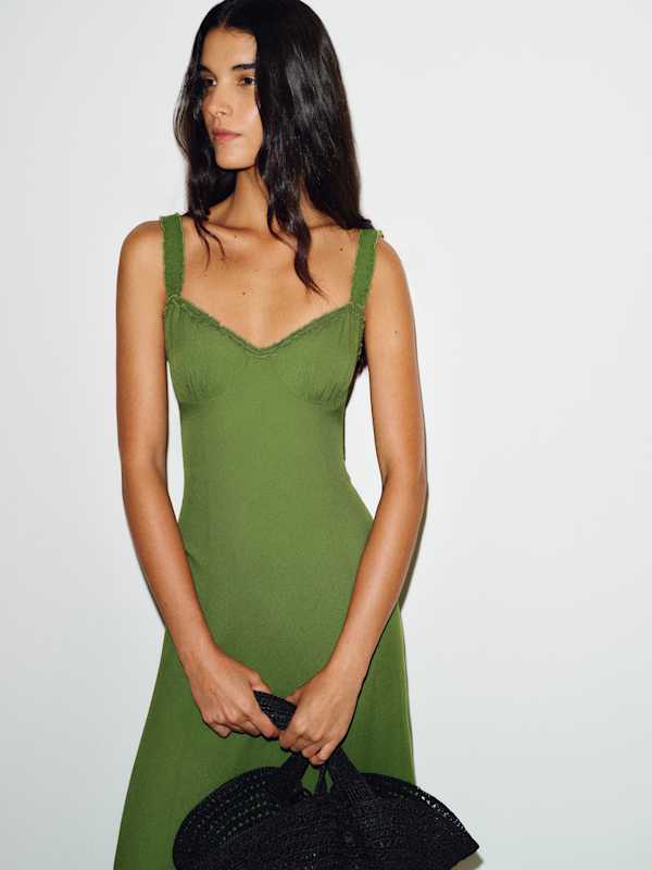 Tully Dress - Palm Green