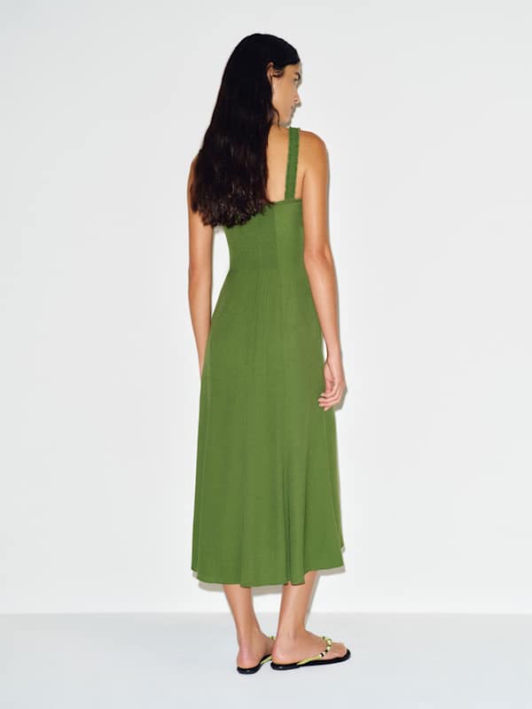 Tully Dress - Palm Green