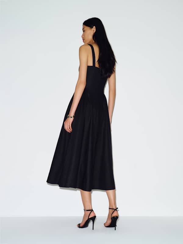 Birdie Linen Dress - Black