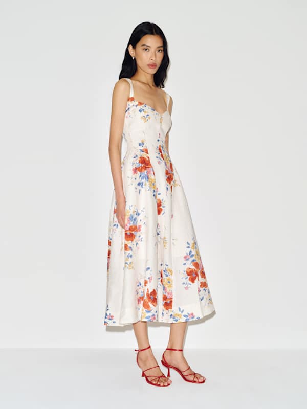 Birdie Linen Dress - Soprano