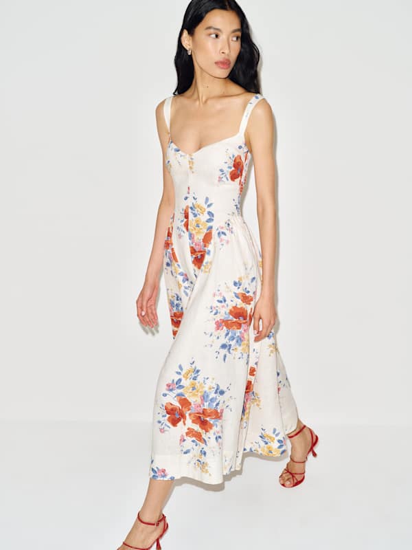 Birdie Linen Dress - Soprano