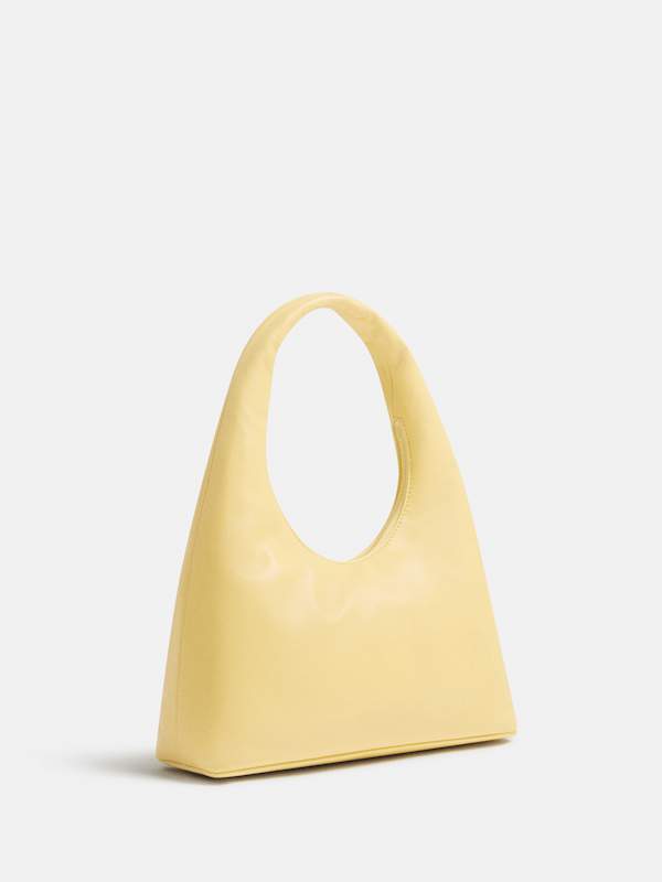 Willow Shoulder Bag - Lemon Custard Leather