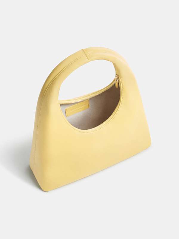 Willow Shoulder Bag - Lemon Custard Leather