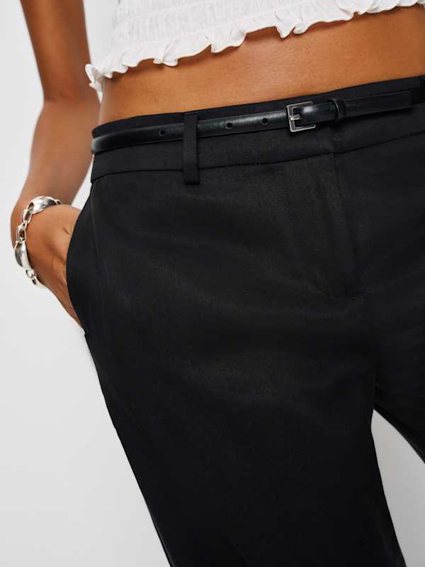 Gisele Low Rise Long Pant - Black