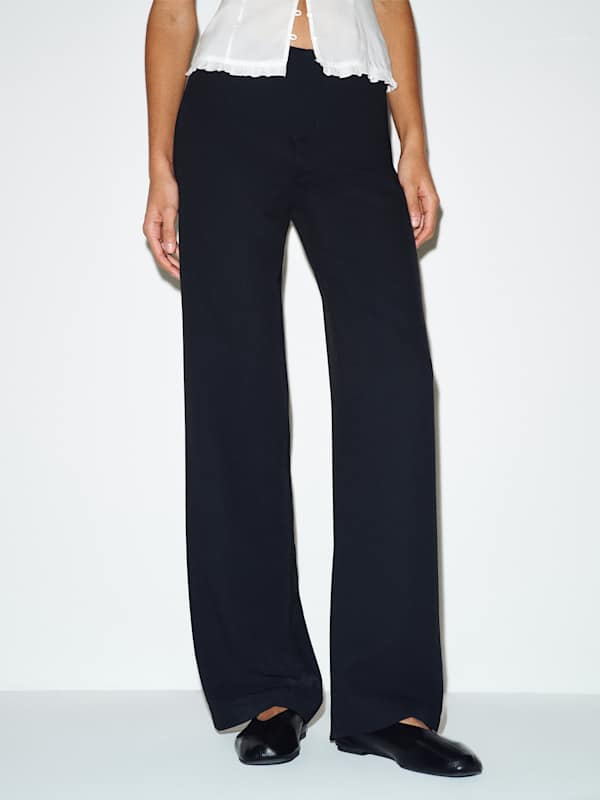 Vida Low Rise Long Pant - Pitch Black