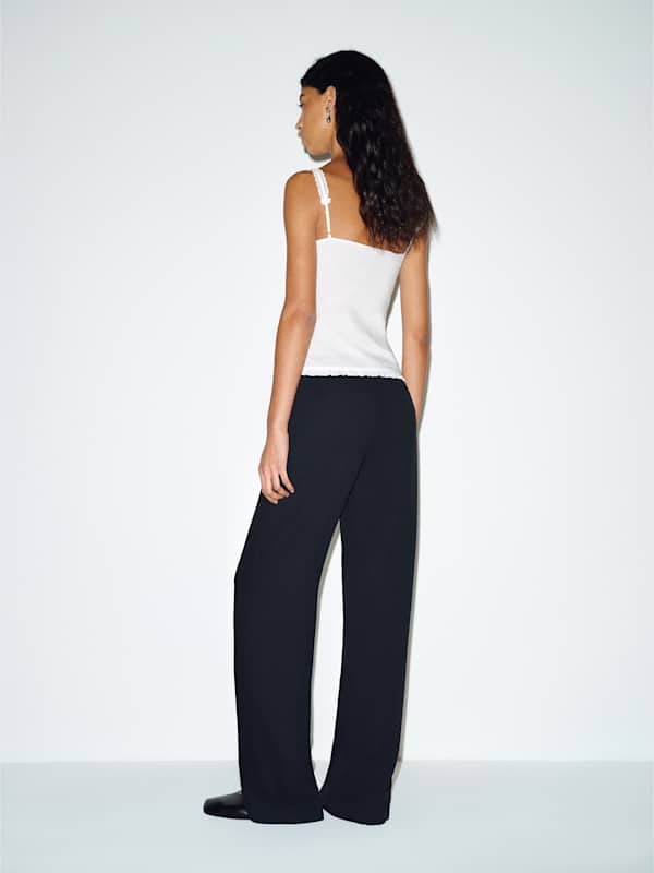 Vida Low Rise Long Pant - Pitch Black