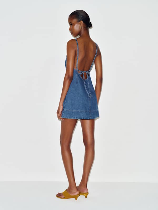 Lorena Denim Mini Dress - Keila