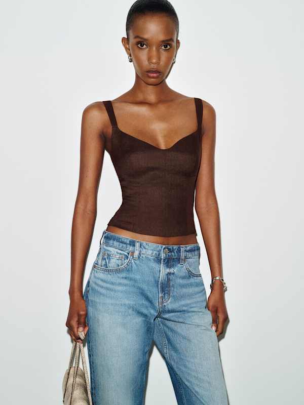 Yuri Linen Top - Mole