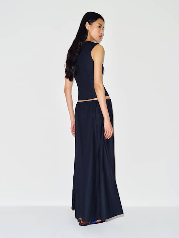 Tavish Linen Top - Midnight