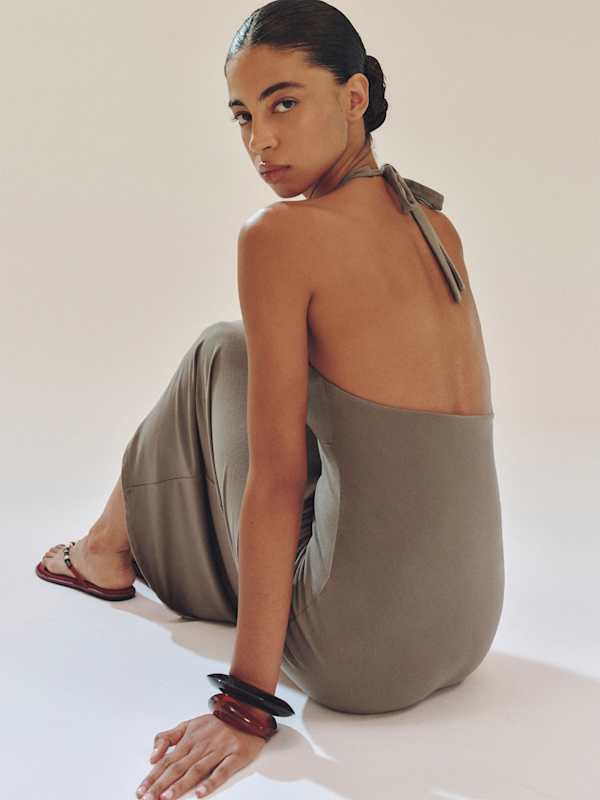 Anaya Knit Dress - Poppyseed