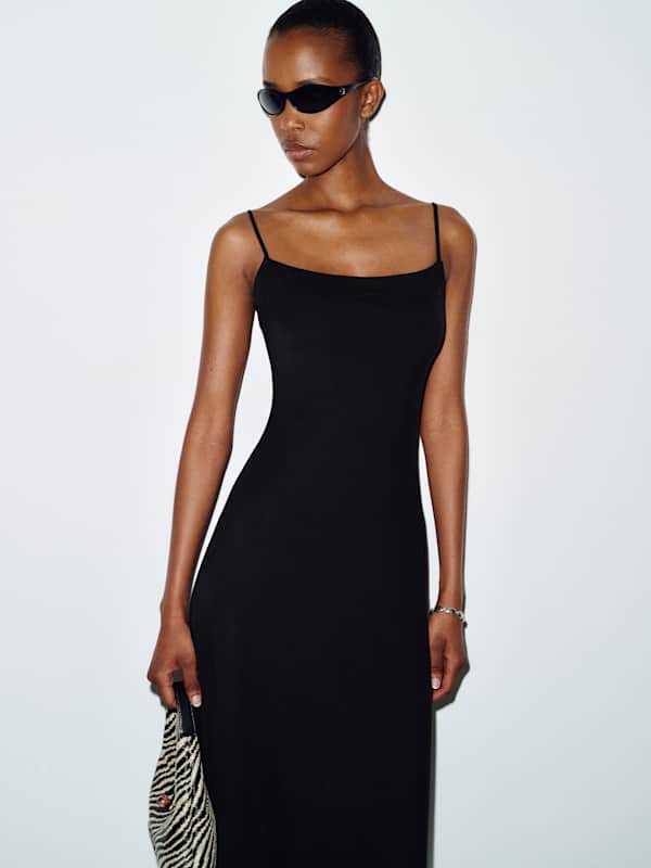 Lavinia Knit Dress - Black