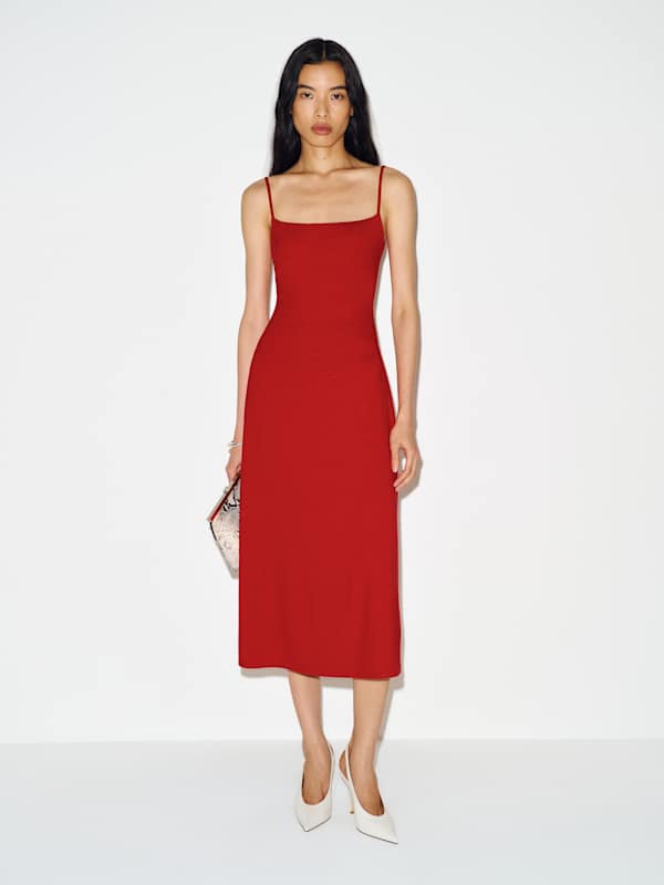 Lavinia Knit Dress - Lipstick