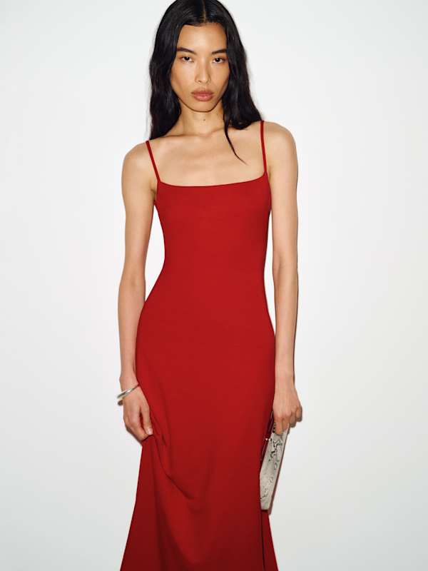 Lavinia Knit Dress - Lipstick